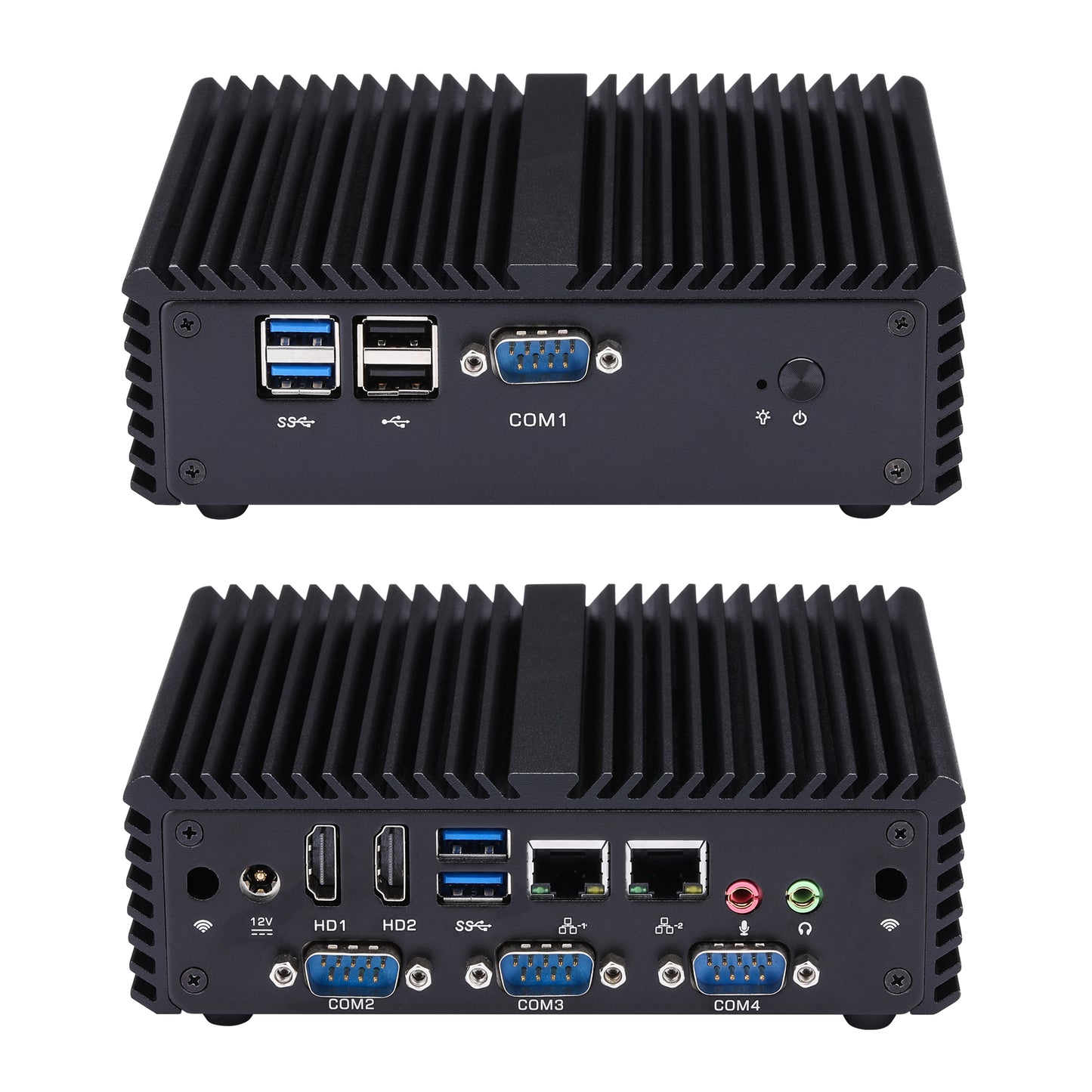 Qotom Multi COM Q30400P Series I3 I5 I7 Fanless Mini PC