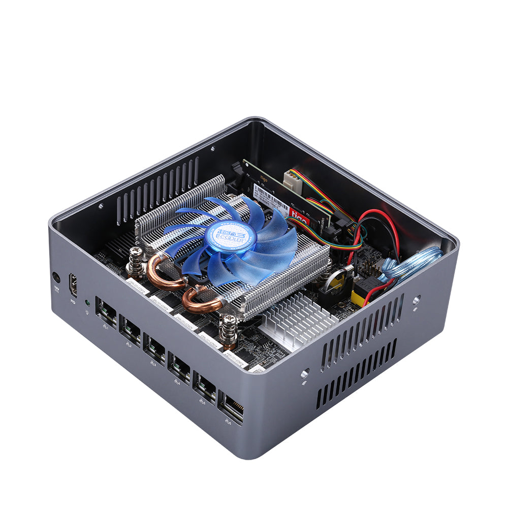 Qotom Multi LAN Desktop Router PC Q70600G6 i3 i5