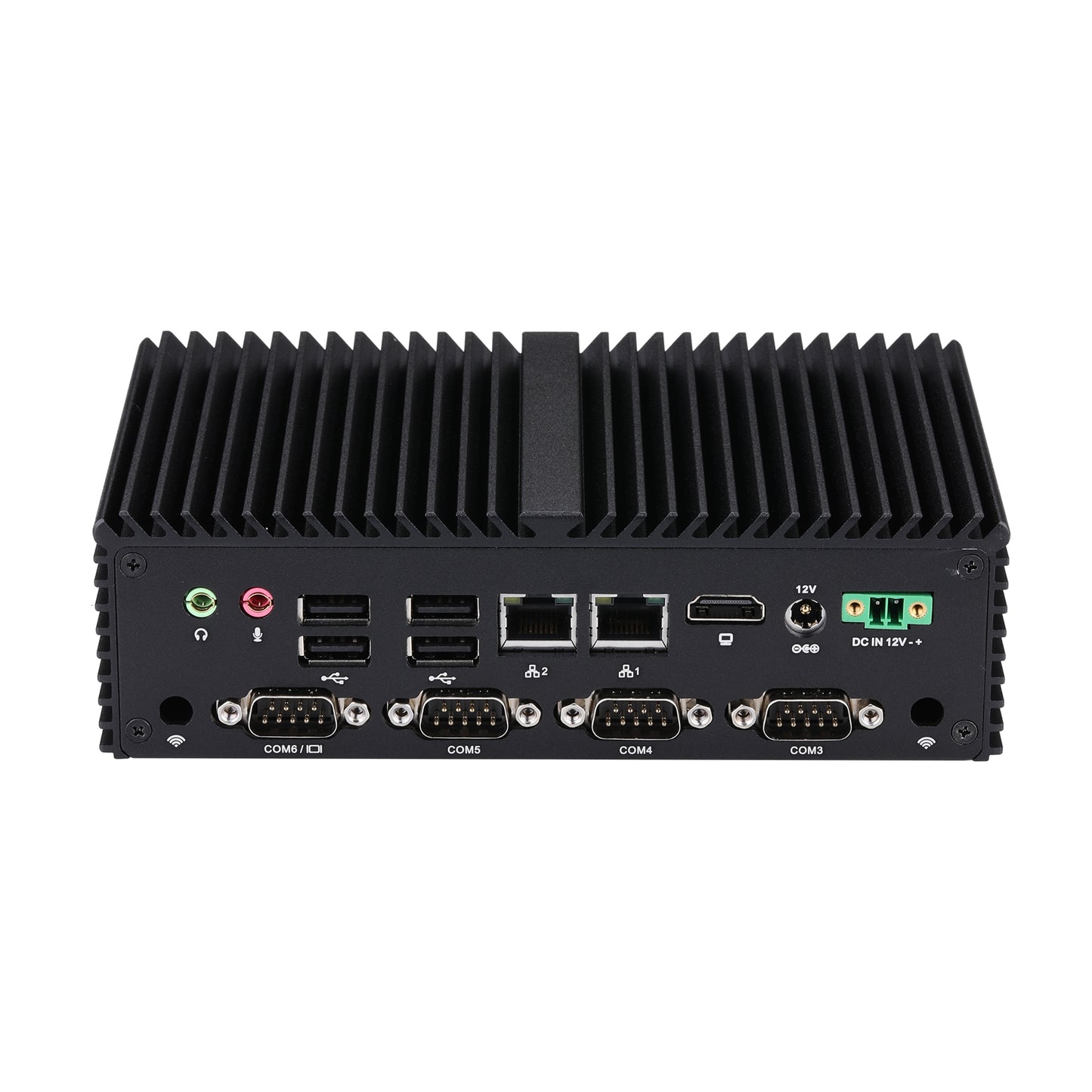 Qotom Multi COM Mini PC Q10800X J6412 Dual LAN Computer