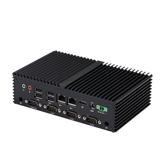 Qotom Multi COM Mini PC Q10800X J6412 Dual LAN Computer