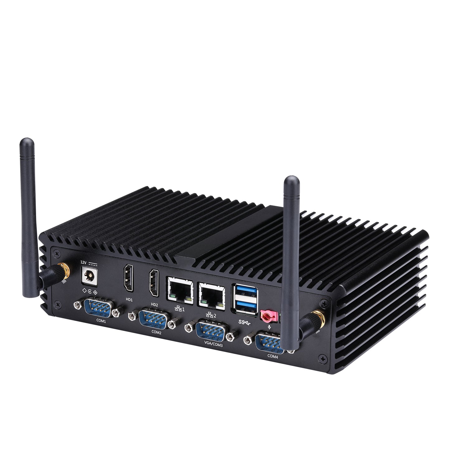 Qotom Multi COM Fanless Mini PC Q300X Series I3 I5 I7