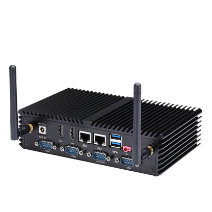 Qotom Multi COM Fanless Mini PC Q300X Series I3 I5 I7