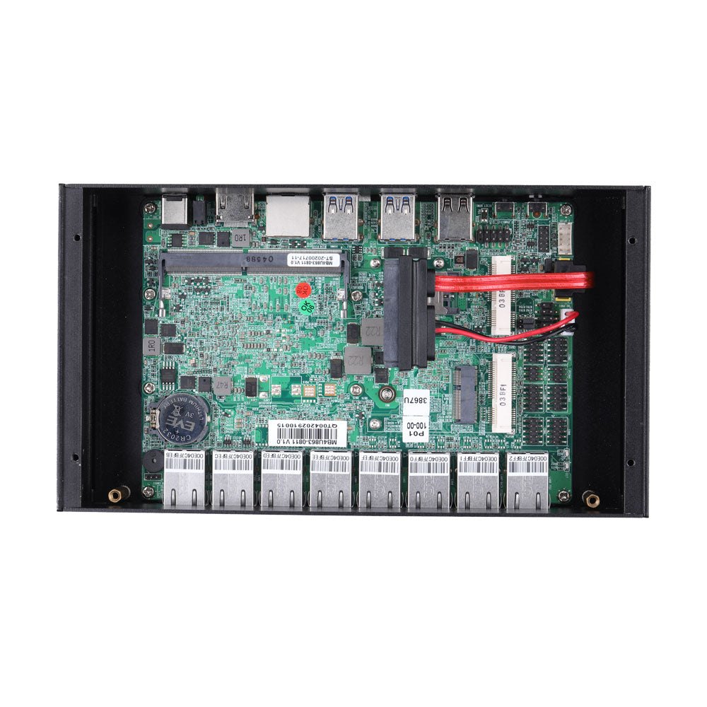 Qotom i3 i5 Multi LAN Router PC Q800GE 1U Rack 8 Ethernet